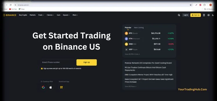 Get Started Trading on Binance US